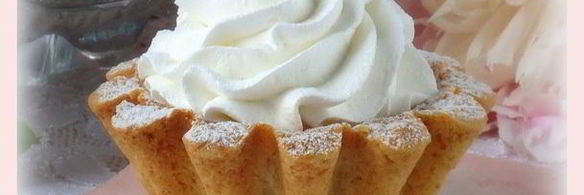 корзинки с белковым кремом