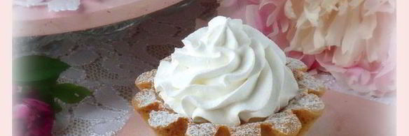 корзинки с белковым кремом