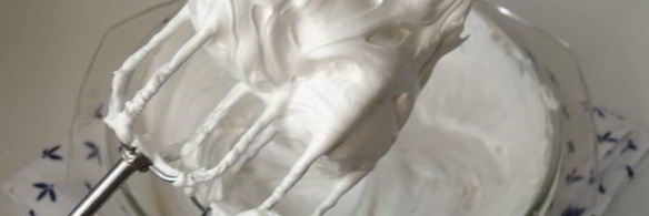 корзинки с белковым кремом