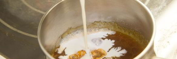 крем-брюле из топленого молока