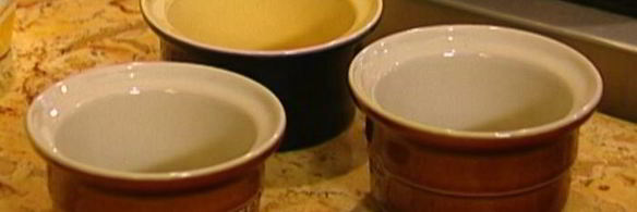 крем-карамель из геркулеса с запеченными яблоками