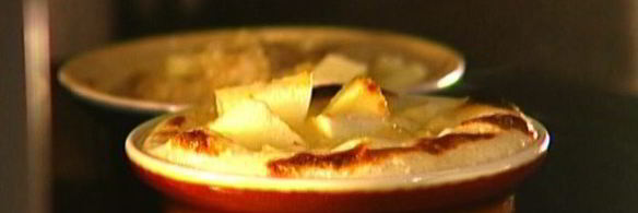 крем-карамель из геркулеса с запеченными яблоками