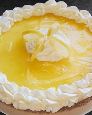 Кростата с лимонным кремом