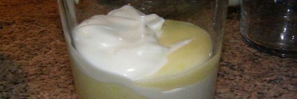 лимонный крем и маскарпоне