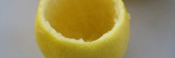 лимоны, фаршированные кремом из тунца