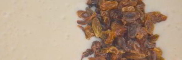 нежнейший кокосовый крем с бананом и изюмом