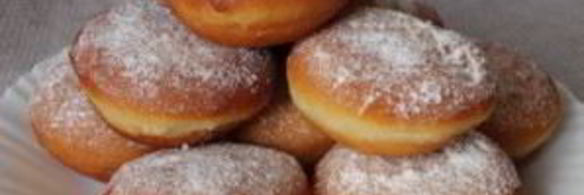 пончики с кремом