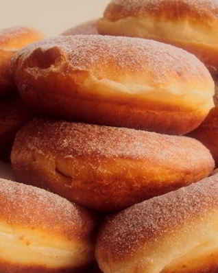 Пончики Восторг с шоколадным кремом