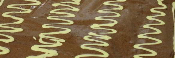 шоколадный рулет с кремом из манки