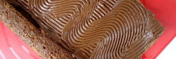 шоколадный рулет с трюфельным кремом