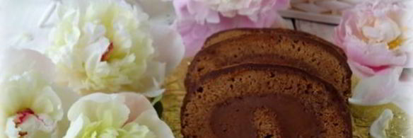 шоколадный рулет с трюфельным кремом