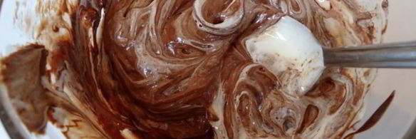 шоколадный рулет с трюфельным кремом