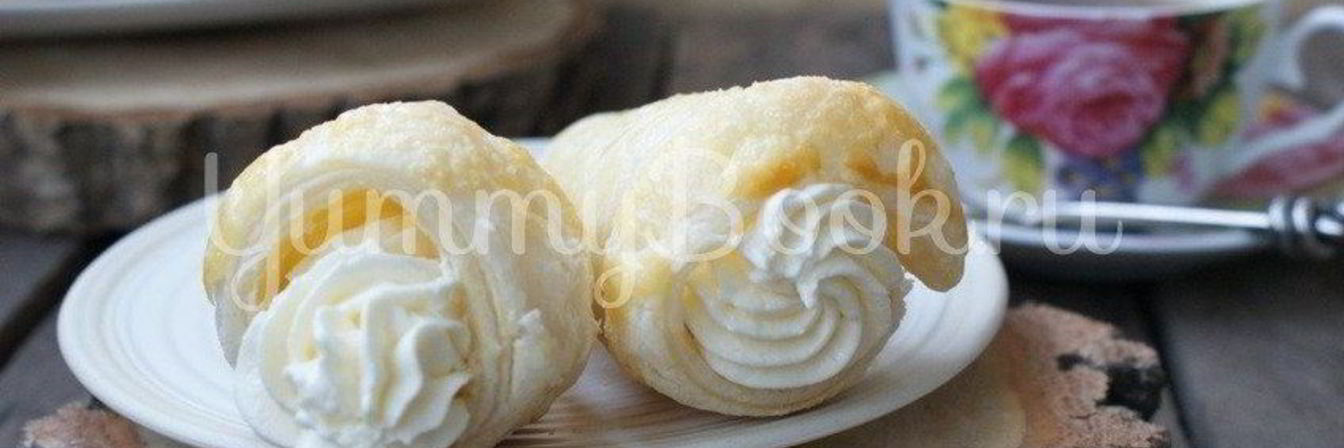 Слоеные трубочки с кремом