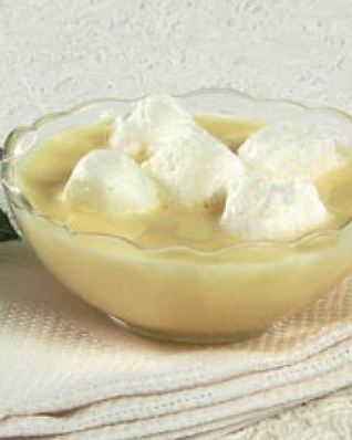 Снежки с яичным кремом