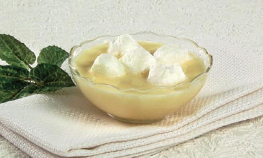 Рецепт снежков с яичным кремом