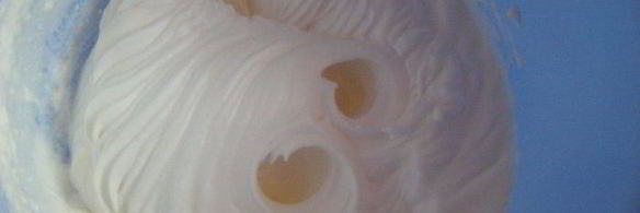 тортик с заварным лимонно-сгущенным кремом и сливками