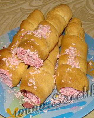 Трубочки с кремом