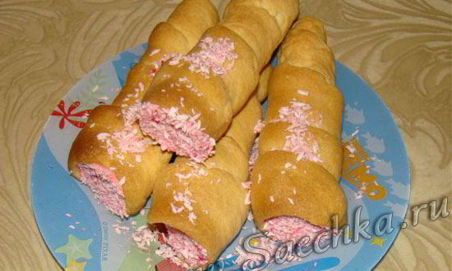 Рецепт трубочек с кремом