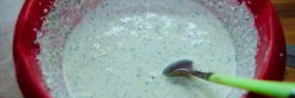 творожный крем с зеленью