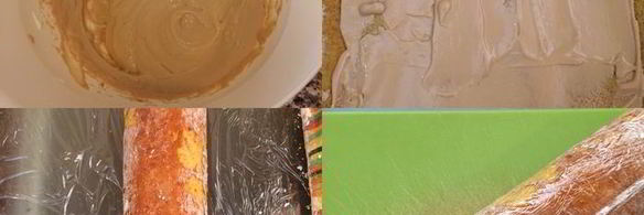 тыквенный рулет с кремом