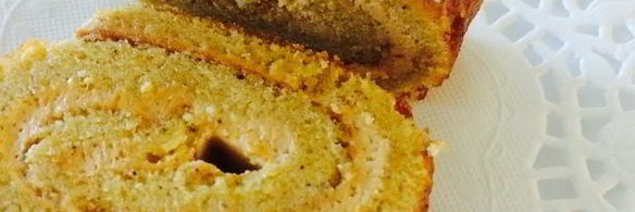 тыквенный рулет с кремом