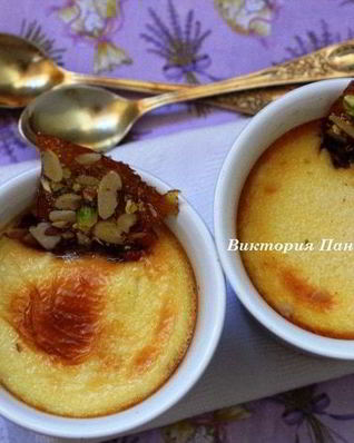 Ванильный крем с грильяжем