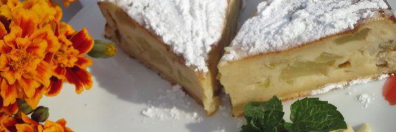 Яблоки в креме