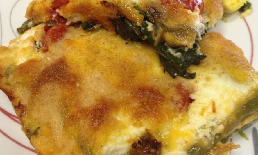 Рецепт яиц со шпинатом запеченные в кремовом соусе