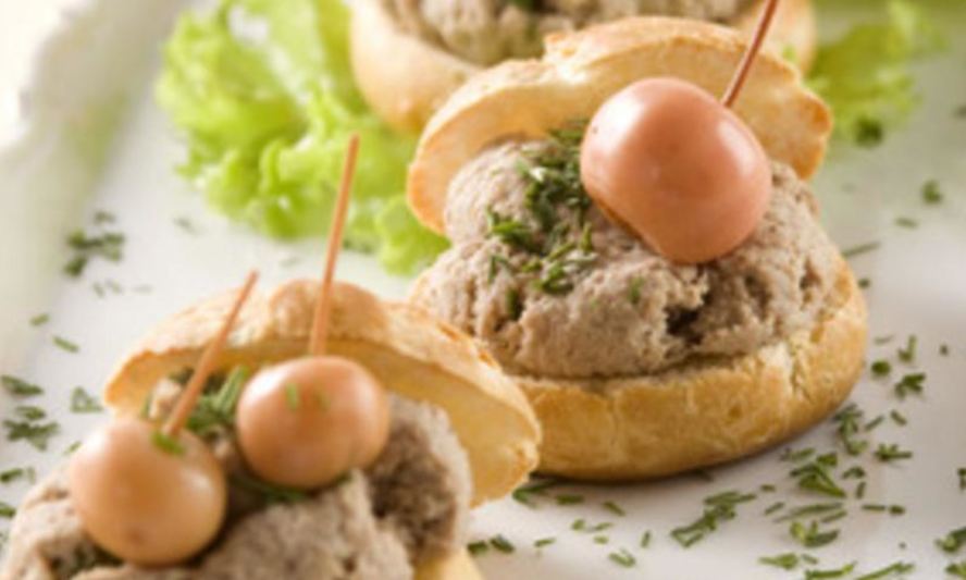 Рецепт заварных булочек с кремом из утки