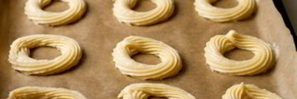 заварные кольца с апельсиновым кремом из рикотты