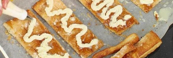 мильфей с бананами