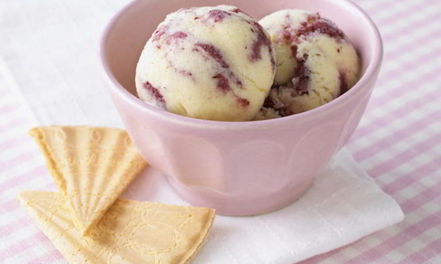 Рецепт черничного мороженого