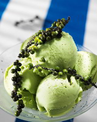 Фисташковое мороженое