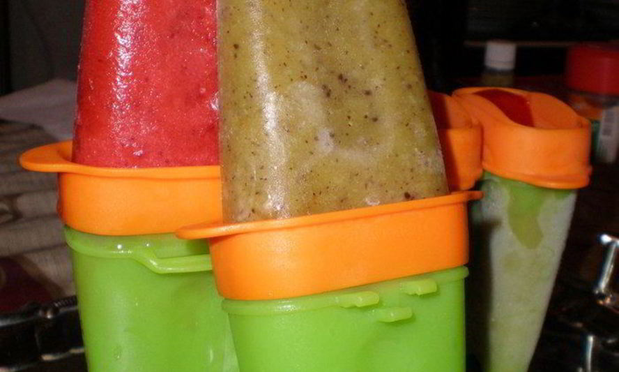 Рецепт фруктового мороженого из клубники и киви