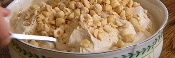 кофейно-ореховое мороженое