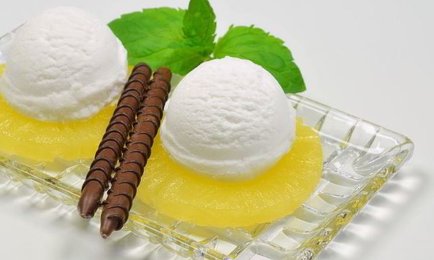 Рецепт кокосового мороженого с ананасом