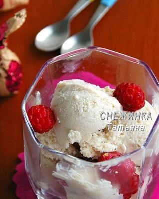 Легкое творожное мороженое с бананом