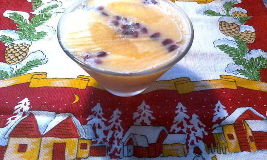 Рецепт мандаринового мороженого