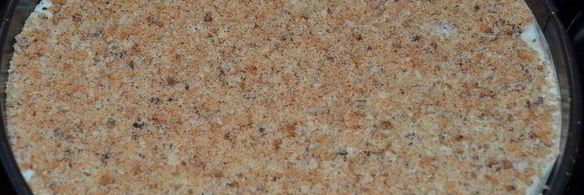 миндальный хрустящий торт-мороженое