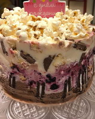 Молниеносный торт-мороженое