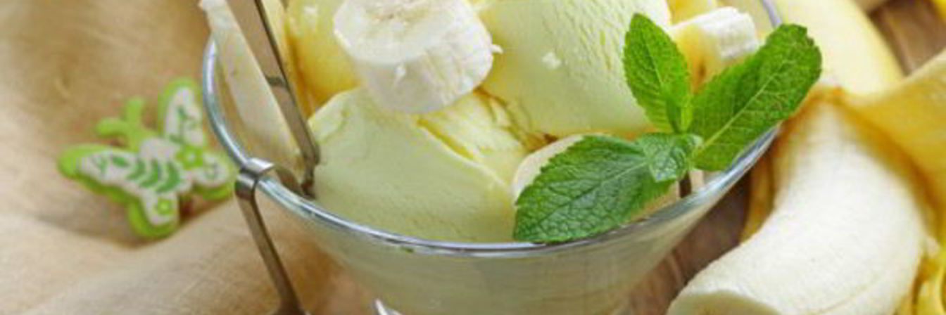 Мороженое из банана и молока