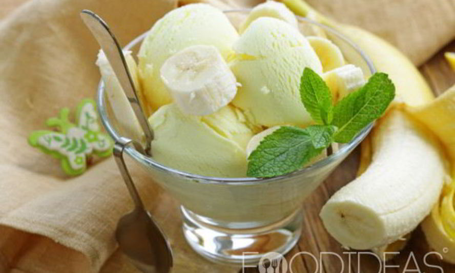 Рецепт мороженого из банана и молока