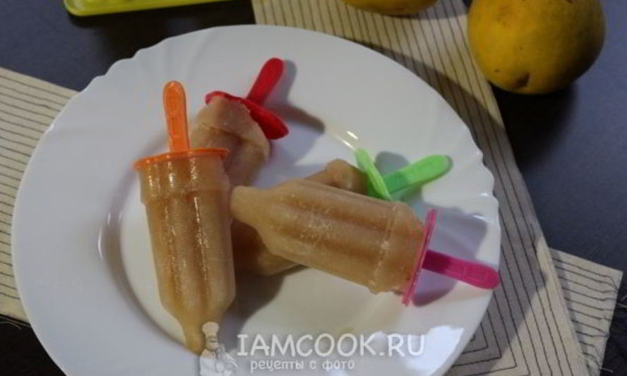 Рецепт мороженого из груш