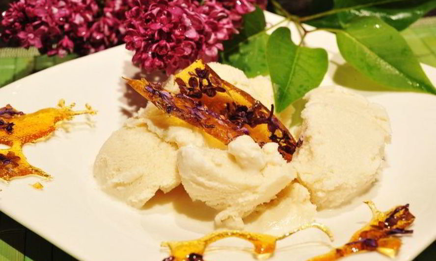 Рецепт мороженого из сирени