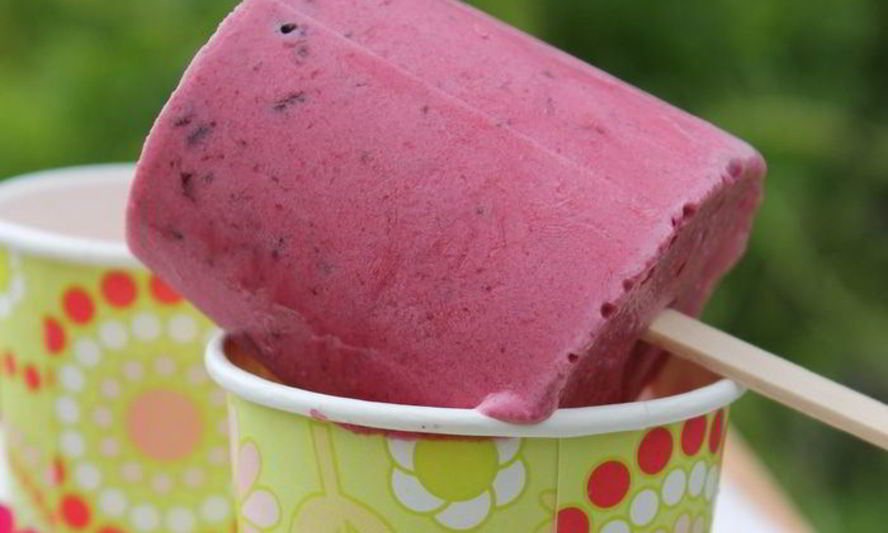 Рецепт мороженого на йогурте со смородиной