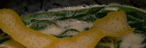 мороженое с базиликом и лимоном