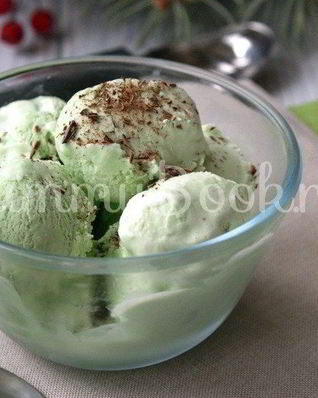 Мороженое с чаем Матча