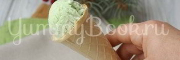 мороженое с чаем матча