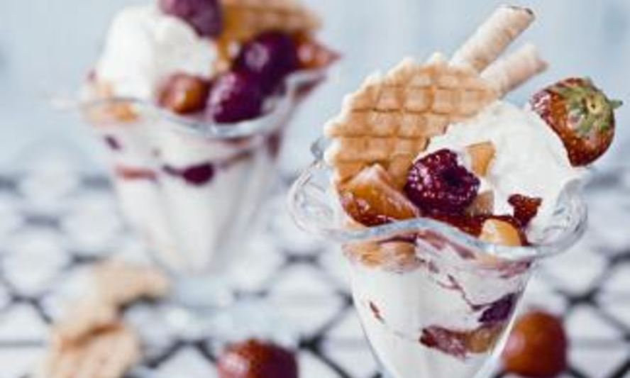 Рецепт мороженого с фруктами