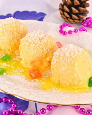 Мороженое с хурмой